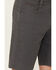 Image #2 - Brothers and Sons Men's Weathered Ripstop Stretch Slim Shorts, Charcoal, hi-res