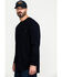 Image #3 - Hawx Men's FR Pocket Henley Long Sleeve Work Shirt - Tall, Navy, hi-res