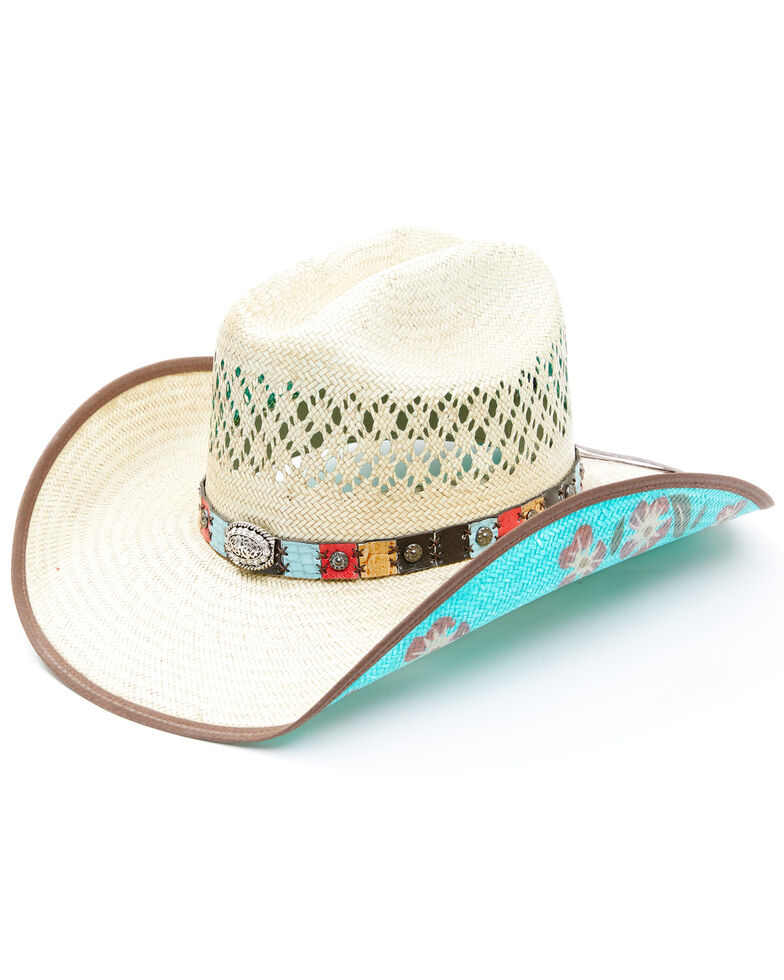 Bullhide Women's Too Good Straw Cowboy Hat , Natural, hi-res