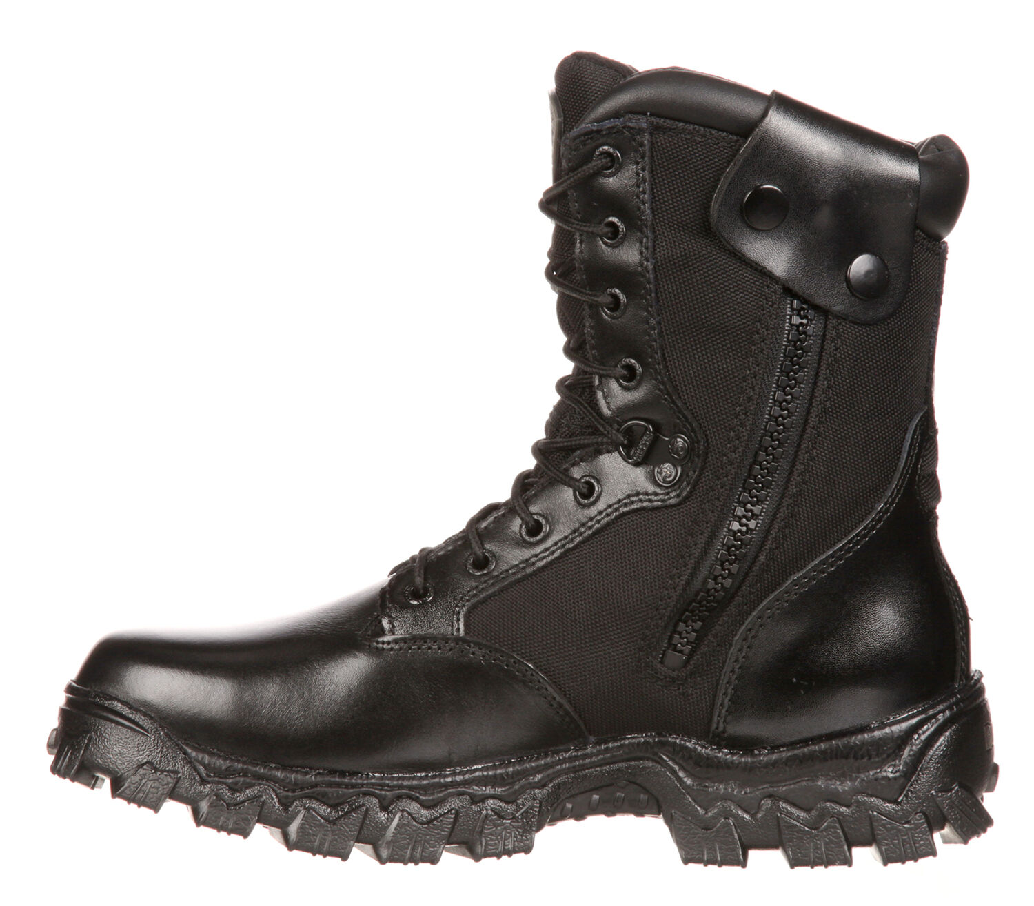 Image #3 - Rocky Men's Alpha Force Waterproof Insulated Duty Boots, Black, hi-res