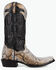 Image #2 - Dan Post Men's Exotic Python Western Boots - Snip Toe, Grey, hi-res