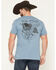 Image #4 - Howitzer Men's Sweet Land Short Sleeve Graphic T-Shirt, Blue, hi-res