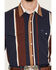 Image #3 - Wrangler Men's Vintage Brushpopper Striped Print Long Sleeve Snap Western Shirt, Navy, hi-res