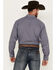 Image #4 - Resistol Men's Owen Geo Print Long Sleeve Button-Down Western Shirt, Blue, hi-res
