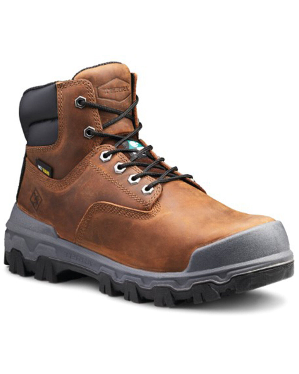 Image #1 - Kodiak Men's Sentry 6" Lace-Up Waterproof Work Boots - Composite Toe, Brown, hi-res