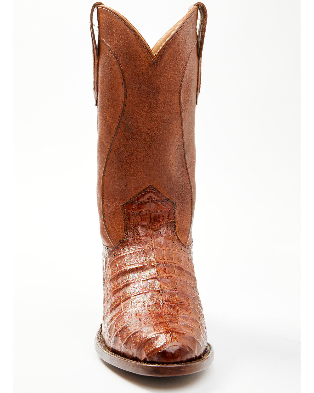 Image #4 - Cody James Black 1978® Men's Chapman Exotic Caiman Belly Western Boots - Round Toe, Cognac, hi-res