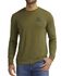 Image #2 - Troll Co Men's Haggler Long Sleeve Graphic Shirt, Olive, hi-res
