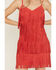 Image #4 - Idyllwind Women's Brixworth Faux Suede Fringe Mini Dress, Coral, hi-res