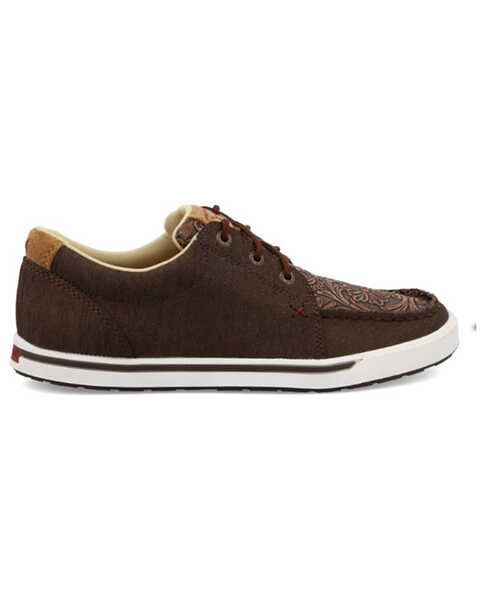 Image #2 - Twisted X Women's Kick's Casual Shoes - Moc Toe , Brown, hi-res