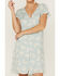 Image #2 - Stetson Women's Feather Print Button-Front Mini Dress, , hi-res