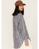 Cleo + Wolf Women's Novelty Stripe Button-Down Long Sleeve Shirt, Blue, hi-res
