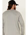 Image #6 - Ariat Men's FR Work Crew Long Sleeve T-Shirt, Silver, hi-res