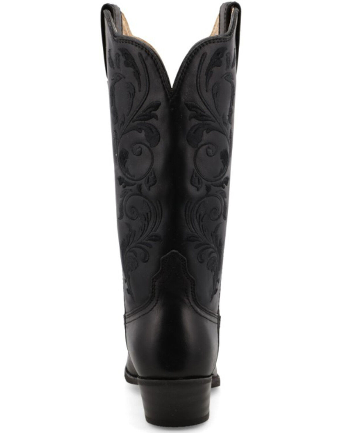 Image #5 - Twisted X Women's 12" Western Boot - Round Toe, Black, hi-res