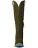 Image #4 - Lane Women's Sandaga Knee High Suede Western Boots - Snip Toe, Olive, hi-res