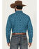 Image #4 - Wrangler Men's 20X Paisley Print Long Sleeve Snap Stretch Western Shirt - Tall, Navy, hi-res