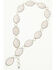 Image #2 - Southern Grace Women's Crystal Oval Concho Chain Belt, Iridescent, hi-res