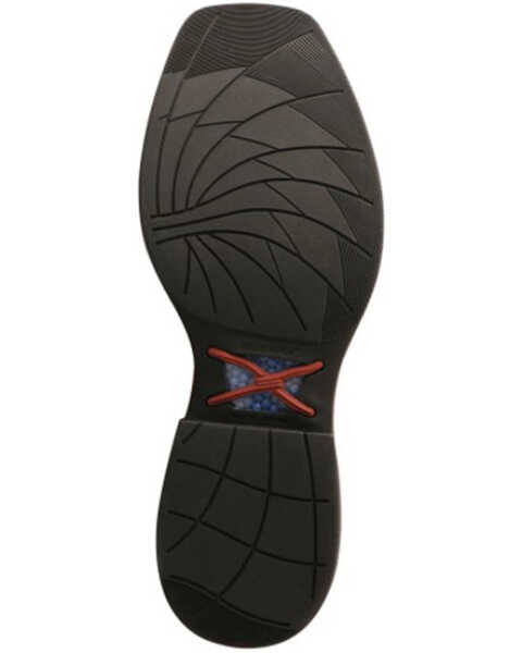 Image #4 - Twisted X Men's Tech X Western Boots - Broad Square Toe, Orange, hi-res