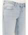 Image #2 - Shyanne Women's Senita Light Medium Wash Low Rise Bootcut Stretch Denim Jeans, Light Medium Wash, hi-res