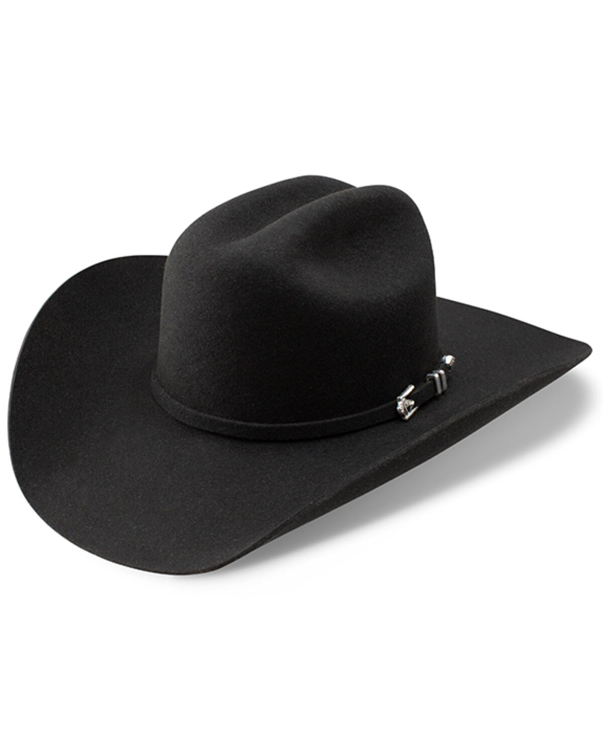 Image #1 - Stetson Apache 4X Felt Cowboy Hat, Black, hi-res