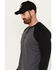 Image #2 - Cody James Men's FR Raglan Long Sleeve Henley Work Shirt, Black, hi-res