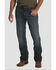 Image #2 - Wrangler 20X Men's No. 42 Glasgow Vintage Stretch Slim Bootcut Jeans, Blue, hi-res