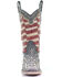 Image #5 - Corral Women's Blue Jeans Stars & Stripes Western Boots - Square Toe, Blue, hi-res