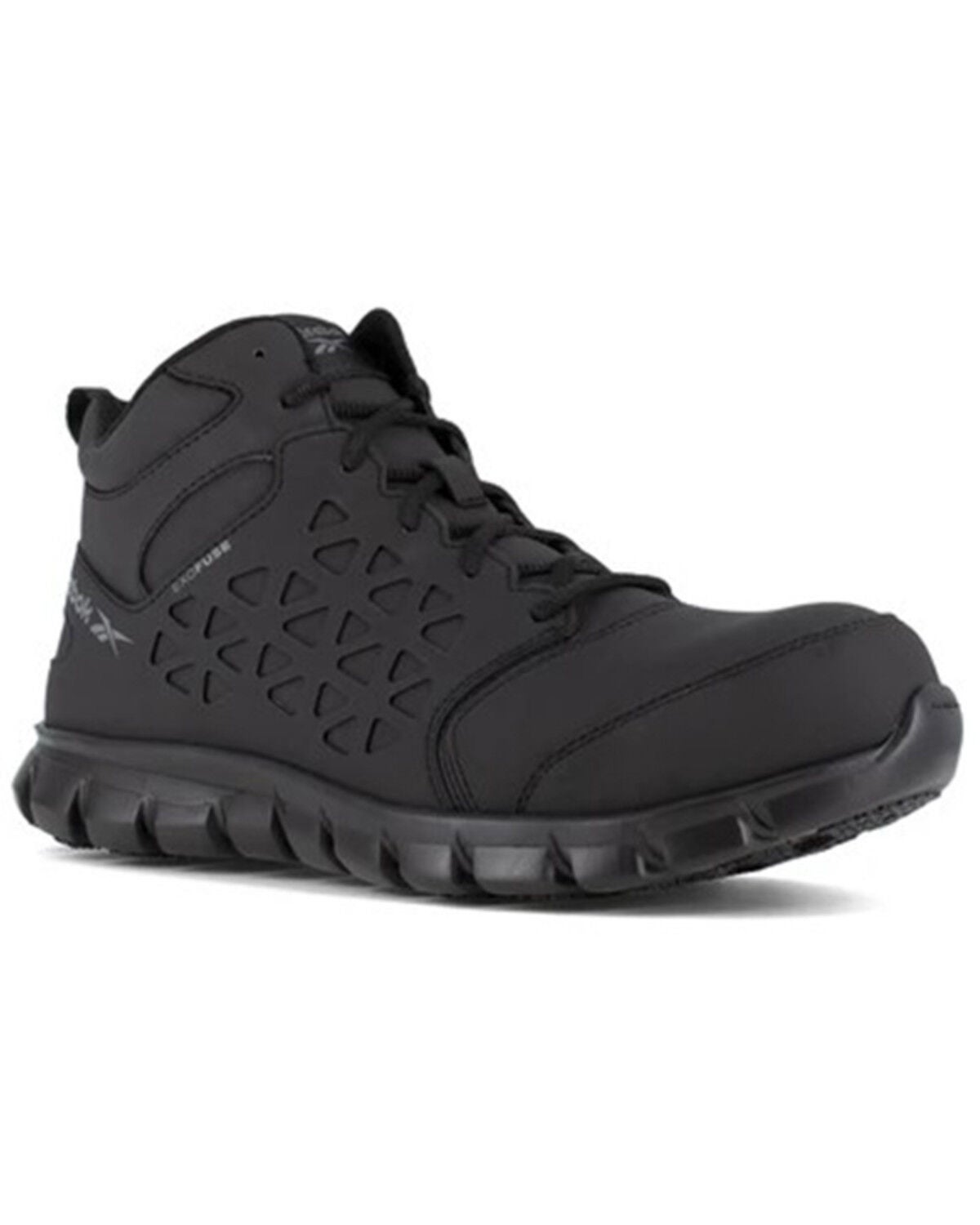 Reebok Men's Sublite Work Shoes - Composite Toe, Black, hi-res
