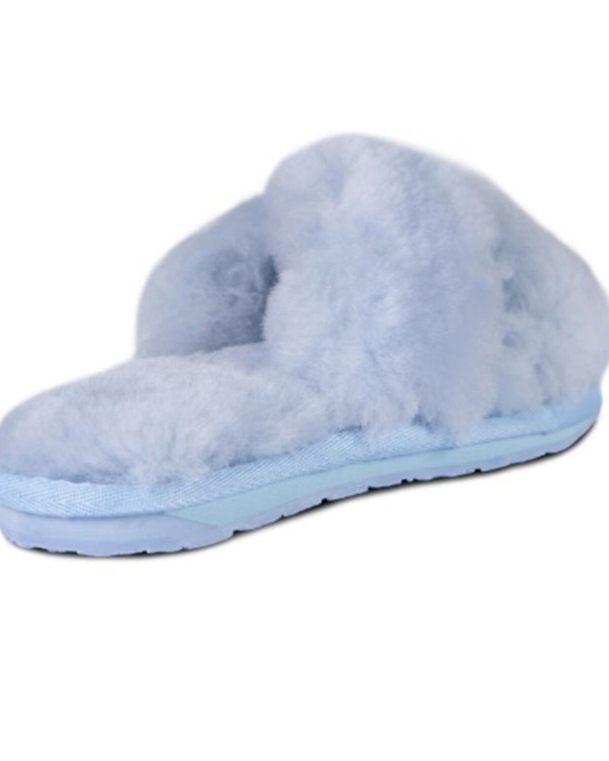 Image #4 - Cloud Nine Women's Emma Sheepskin Slippers, Blue, hi-res