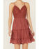Image #3 - Shyanne Women's Lace Bustier Dress, Rust Copper, hi-res