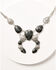 Image #1 - Idyllwind Women's Patomic Statement Squash Blossom Necklace, Silver, hi-res