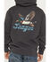 Image #3 - Seager Men's Greenhead Graphic Hooded Sweatshirt, Black, hi-res