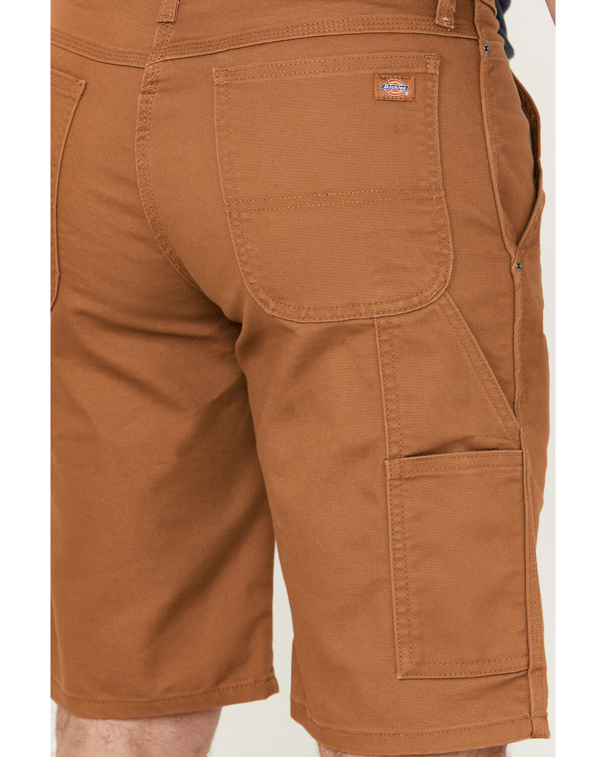 Image #4 - Dickies Men's 11" Duck Carpenter Work Shorts, Brown, hi-res