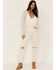 Sadie & Sage Women's Bright Light Lace Cropped Cardigan, Natural, hi-res