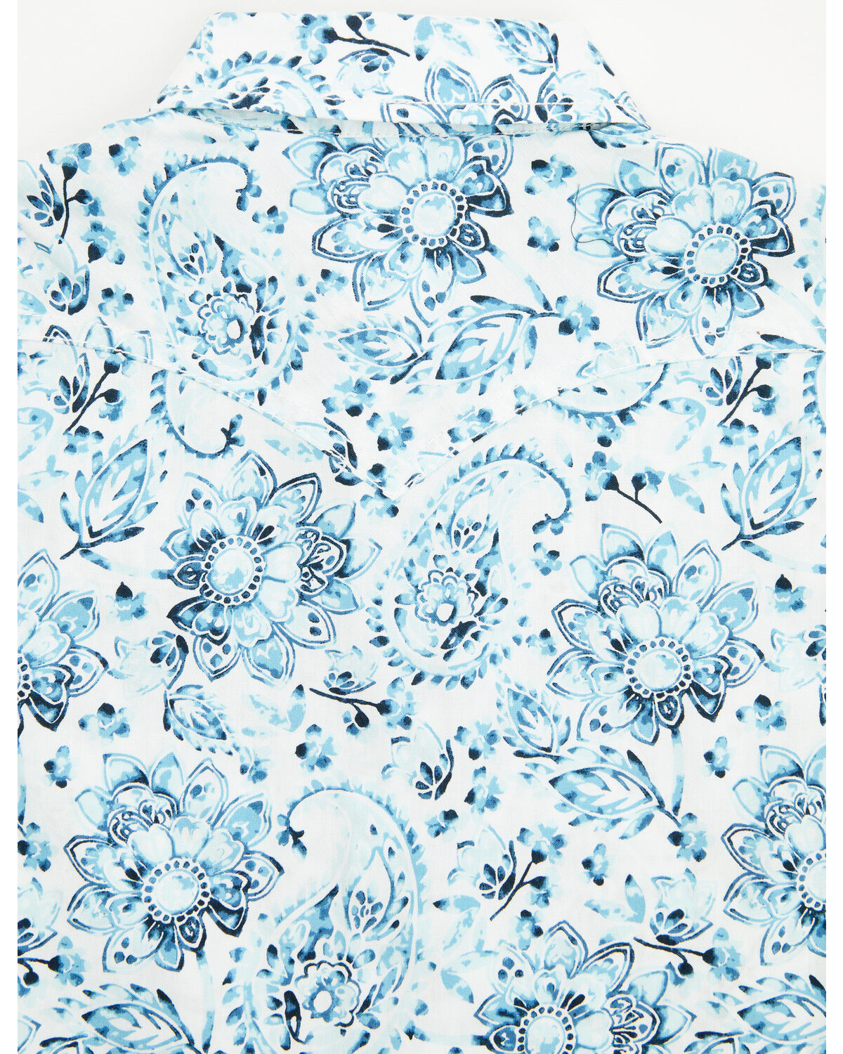 Image #4 - Cody James Toddler Boys' Frontier Threads Paisley Print Short Sleeve Snap Western Shirt, White, hi-res