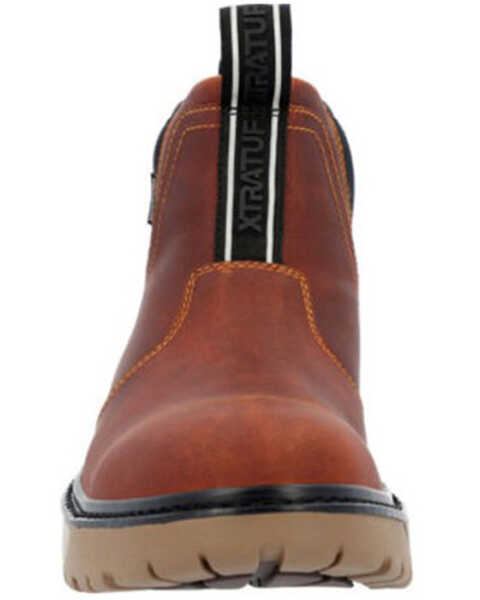 Image #4 - Xtratuf Men's Bristol Bay Chelsea Boots - Round Toe , Orange, hi-res