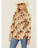 Image #1 - Wrangler Retro Women's Conversation Print Long Sleeve Snap Western Shirt, Tan, hi-res