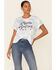 Cut & Paste Women's Tie-Dye Made In America Graphic Tee , Blue, hi-res