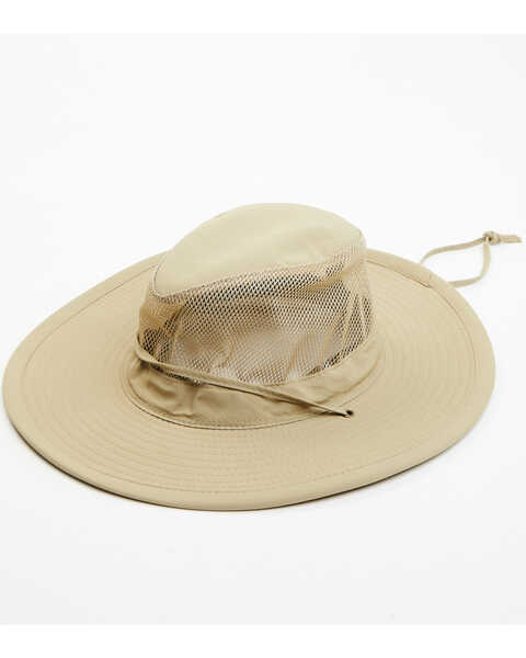 Hawx Men's Hyperkewl Safari Work Hat, Beige/khaki, hi-res
