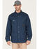 Image #1 - Hawx Men's Weathered Ripstop Snap Shirt Jacket, Dark Blue, hi-res