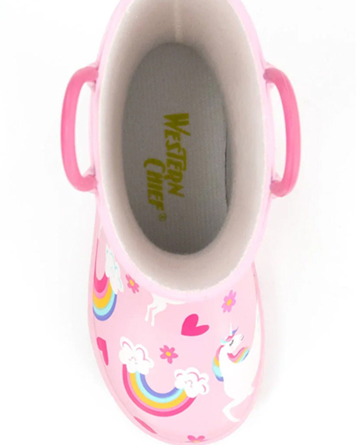 Image #6 - Western Chief Girls' Unicorn Fields Rain Boots - Round Toe, Pink, hi-res