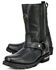 Image #3 - Milwaukee Leather Women's 11" Classic Harness Boots - Square Toe, Black, hi-res