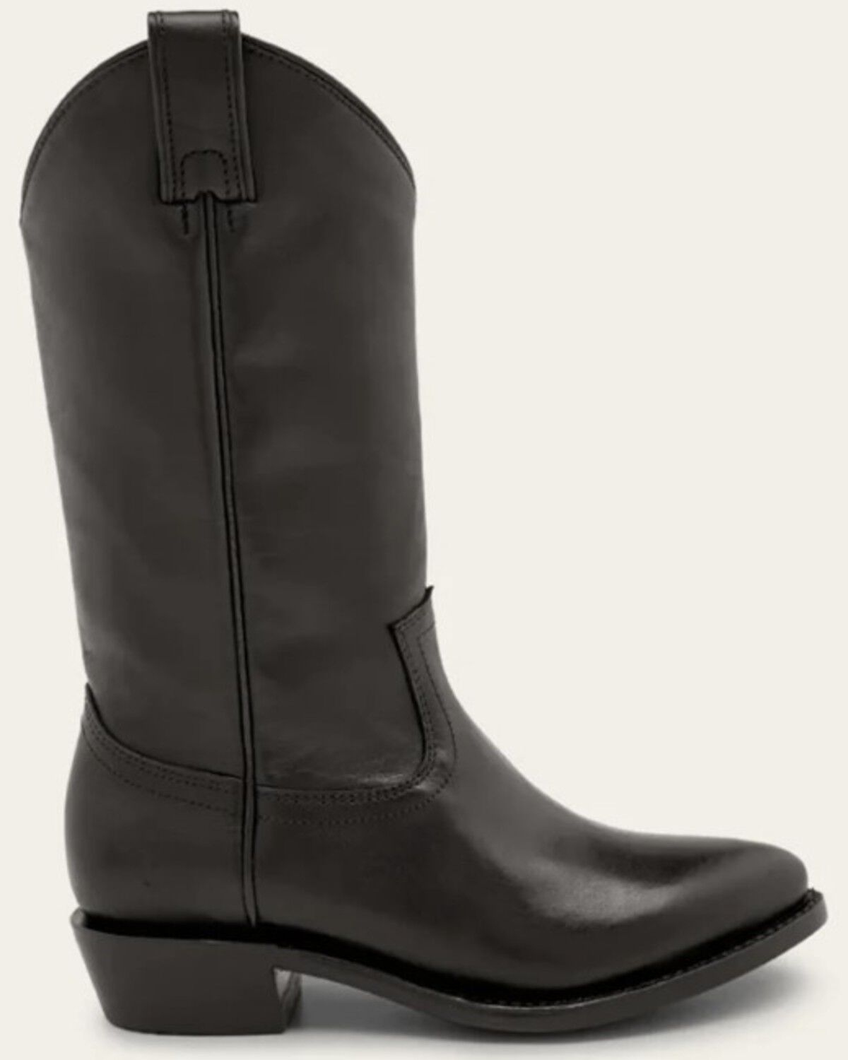 Image #2 - Frye Women's Billy Pull-On Western Boots - Snip Toe, Black, hi-res