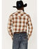 Image #4 - Pendleton Men's Frontier Large Plaid Snap Western Shirt, Brown, hi-res