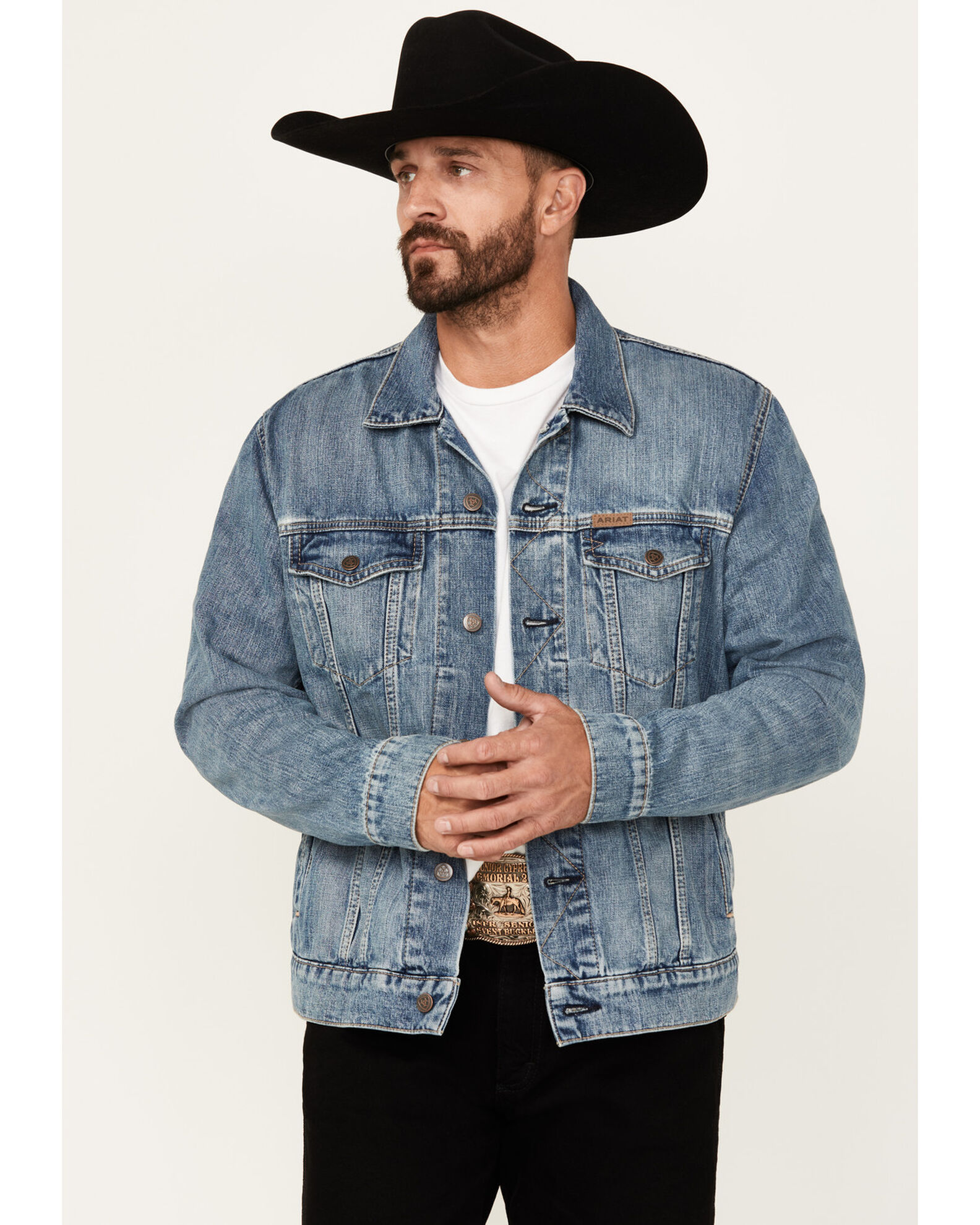 Ariat denim jacket store