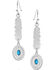 Image #2 - Montana Silversmiths Women's From The Ground Up Turquoise Earrings, Silver, hi-res