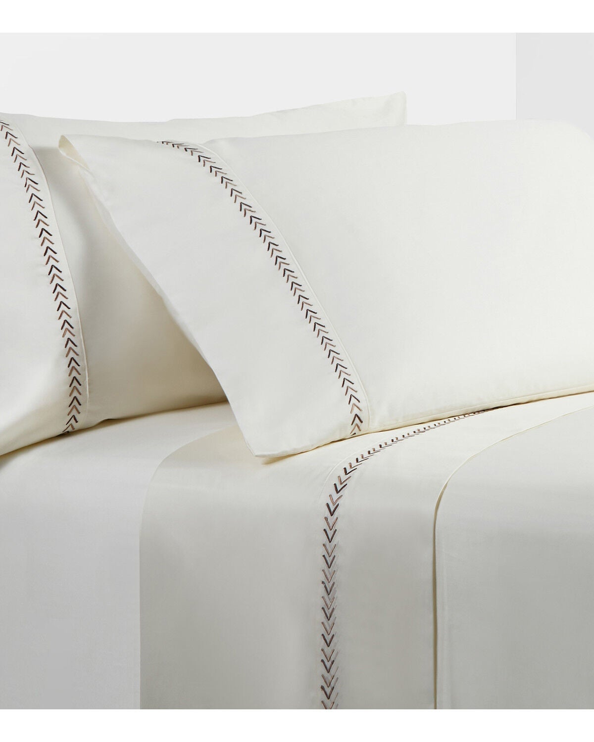 HiEnd Accents 4pc Southwestern Cream Sheet Set - Queen, Cream, hi-res