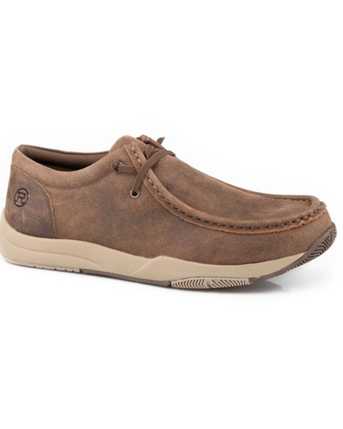 Image #1 - Roper Men's Clearcut Low Casual Shoes - Moc Toe, Brown, hi-res
