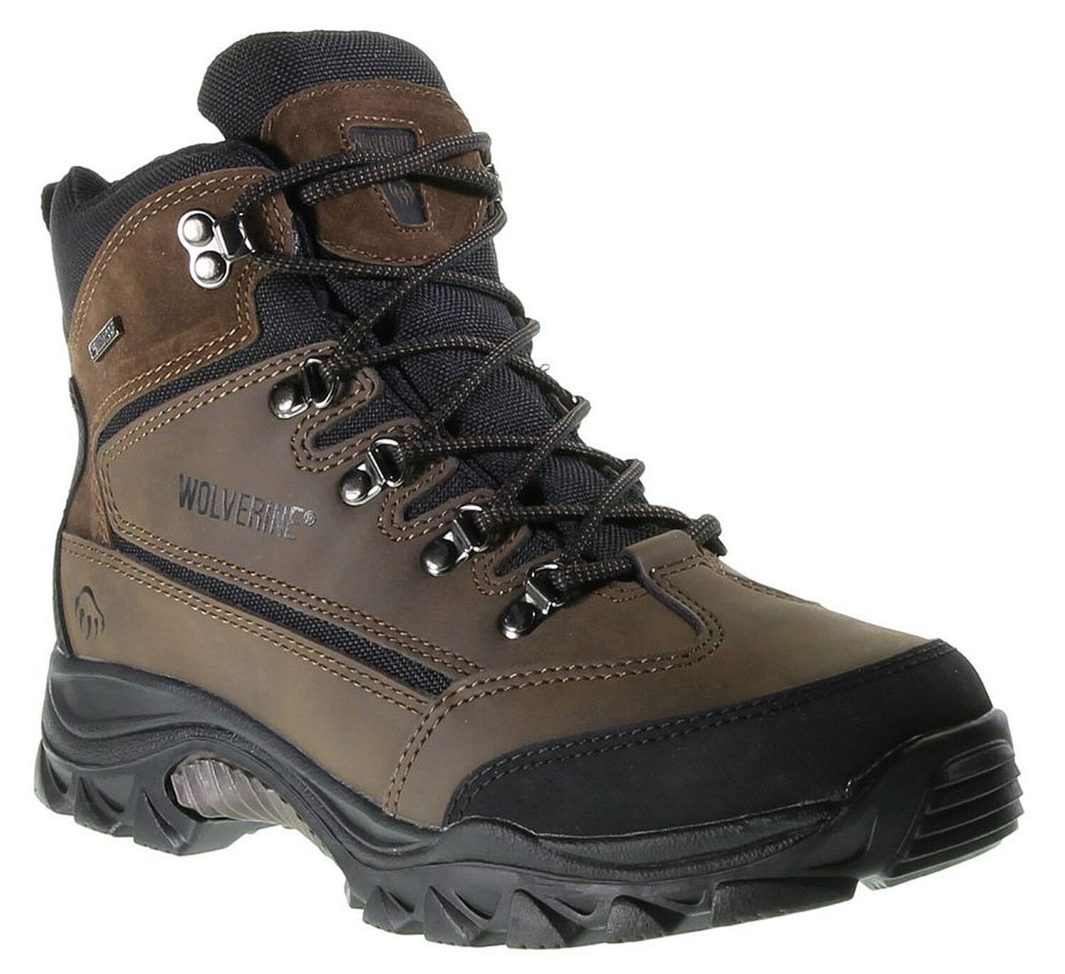 Image #1 - Wolverine Men's Spencer Waterproof Lace-Up Hiking Boots - Soft Toe, Brown, hi-res