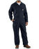 Image #1 - Carhartt Men's FR Loose Fit Twill Coveralls - Big, Navy, hi-res