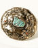 Image #1 - Paige Wallace Women's Turquoise Stone Flower Buckle, Silver, hi-res